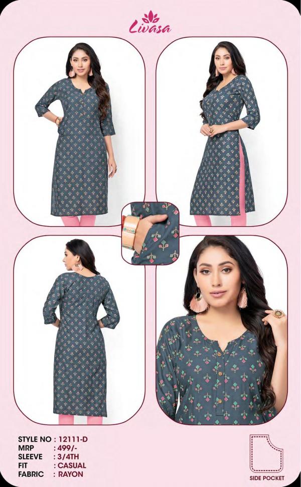 Livasa Basics 12111 Saize Set Fancy Kurti Collection